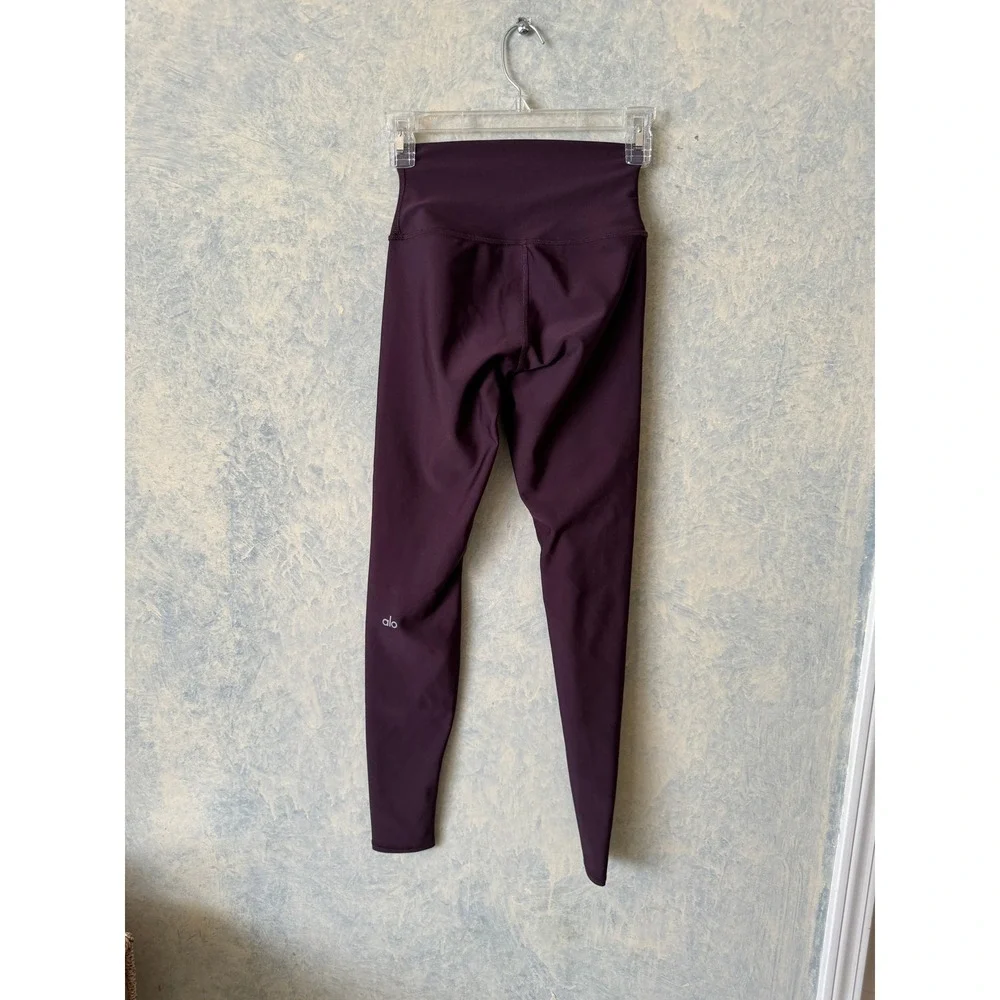 Alo‎ Yoga Women's Purple Stretch High Waist Sports Leggings Size XS